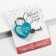 Wedding castle with the key "Together forever."