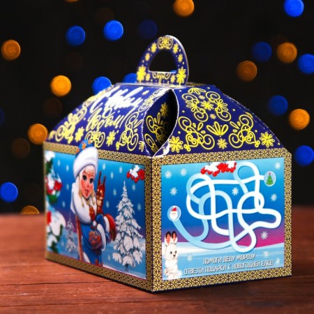 Gift box "Santa Claus and Snow Maiden" 18.5 x 12.5 x 19 cm-3