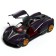 Metal machine, 1:24, inertial, doors, hood, trunk, purple color open