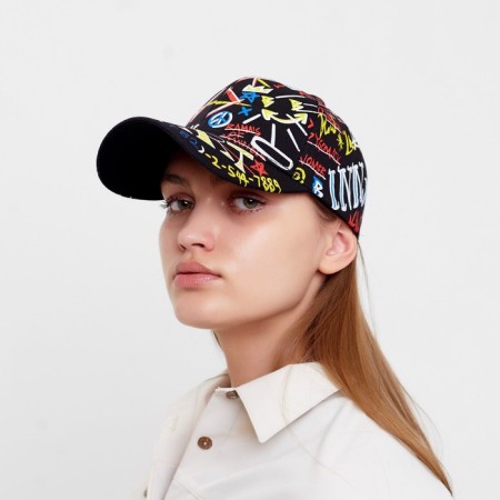 Men's cap minaku "art" color Black, rn 58-4