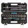 Gross 14147 tools set, 120 teeth, CRV, 1/2 ", 24 before