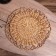 Wicker rug round 38 cm
