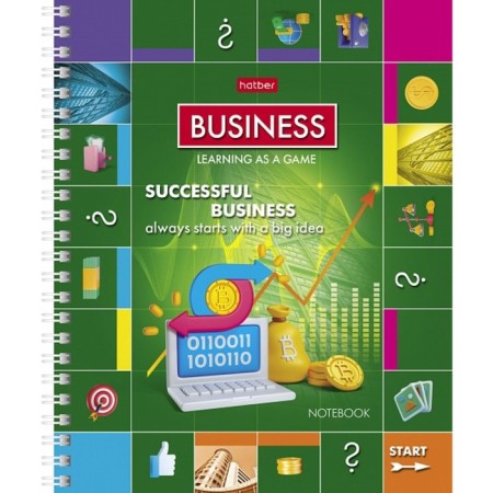 A notebook of 80 sheets in the cage on the crest "Monopoly", the cover coated cardboard, an offset block 65g/m², 4 types-3