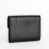 Women's wallet on the button, black color