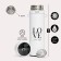 Thermos, 500 ml, Basic "Love", with a strainer, with a temperature sensor, retains heat of 8 hours
