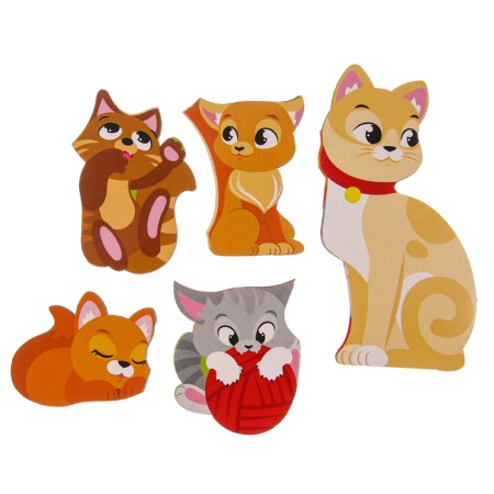 Puzzle "cat with kittens" for the smallest-3