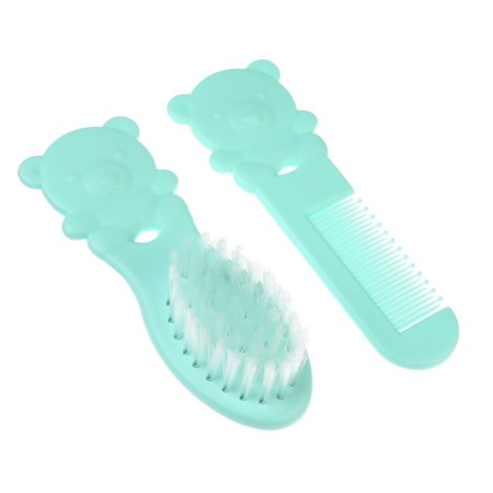 Set of combs "Bear", 2 pcs., Green color
