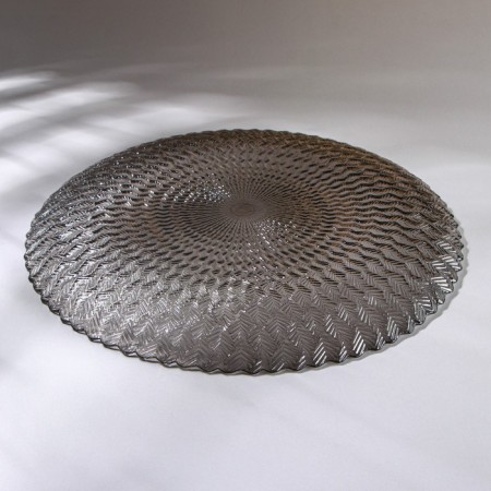 Serving dish "Retro Grey", d = 28 cm, color gray color-2
