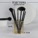 Storage for storage of manicure/cosmetic supplies, D 8 × 10 cm, golden color