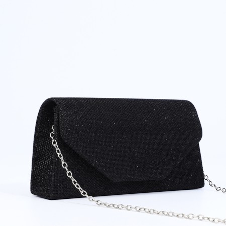 Magneta bag bag, long chain, black color-2