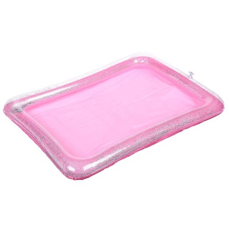Inflatable sandbox with sparkles, 60x45 cm, pink color-1