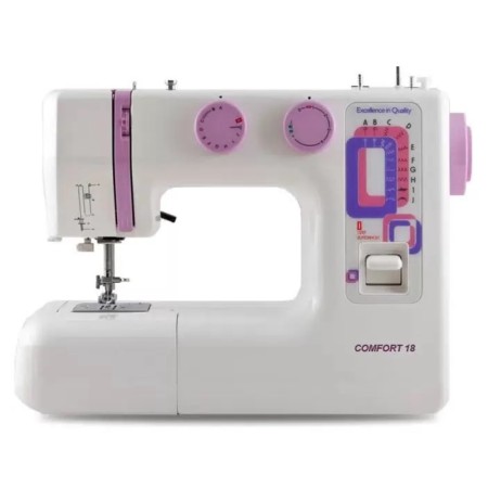 Sewing machine Comfort 18, 18 operations, electromechanical control, white