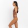 Female set (top, panties) Coffee color, size 42-44