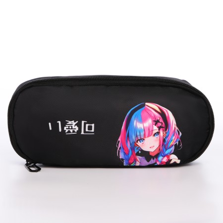 School backpack with an ANime Girl Penal, 42x28x13 cm, black color-8