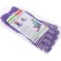 Socks for yoga bradex, anti -slip, closed, purple