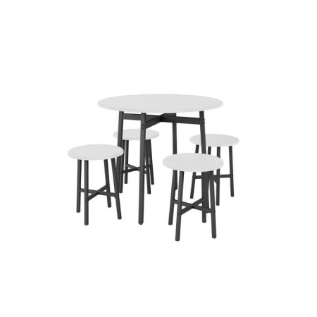 Dining table "Medison", 800 × 800 × 720 mm, white color-2