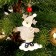 New Year's Suspension "We play merrily", gold thread, mix