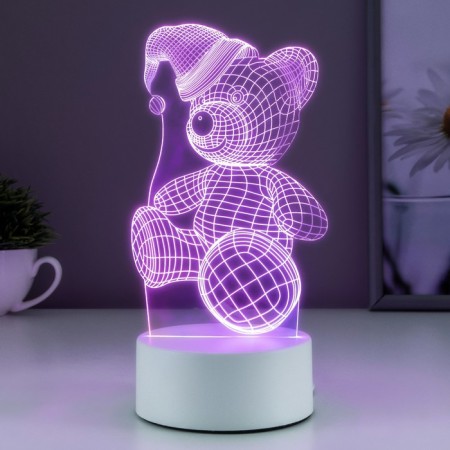 Lumber "Bear in a hat" Led RGB Risalux
