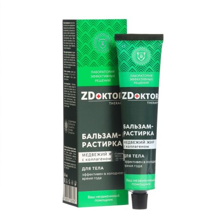 Balm - rubbish for body bear fat Zdoktor Therapy, 60 ml