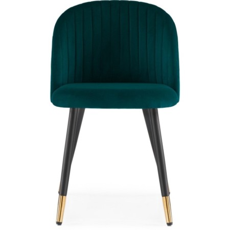 GABI Metal/velor, black/green 50x52x79 cm chair-1
