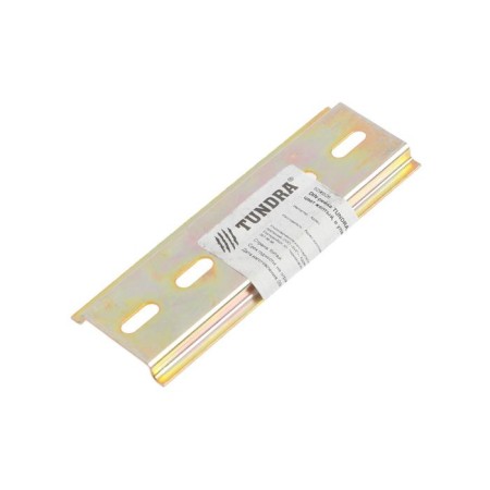 Din-rack tundra krep, l = 100, galvanized, yellow color, in packaging 1 pc.-1