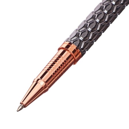 Handle Gift Roller in the leatherette case Case Snake Gold/Bronze-3