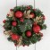 New Year's Wreath D-20 cm "Red Balls"
