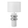 Board lamp "Landi" E27 40W Belo-chromium 25x25x46.5 cm Risalux