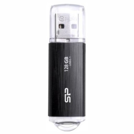USB flash drive_128 Gb Silicon Power Blaze B02 Black USB 3.0 / SP128GBUF3B02V1K-1