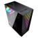 The GMNG GG-CC100 case is black without BP ATX 5x120mm 2xusb2.0 1xusb3.0 Audio Bott PSU
