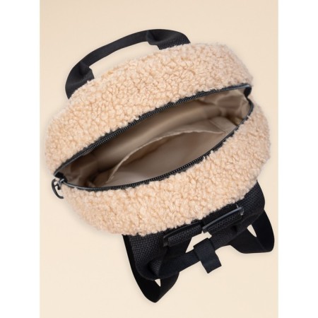 Baby bag, size 9.5x21x26.5 cm, beige color-5
