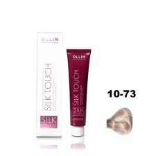 Краситель для волос Ollin Professional Silk Touch, безаммиачный, тон 10/73 светлый блондин коричнево-золотистый