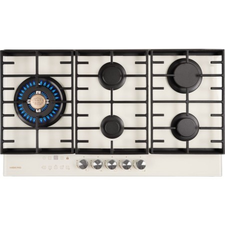 Hound surface HIBERG VM 9155 Y, gas, 5 fireproof, sensory timer, beige-1