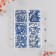 Decor for creativity Glass "Rhinestones. Light blue" d = 2-4.8 mm nr 1188 pcs 6x8x1.5 cm
