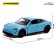 Metal machine Porsche Taycan Turbo S, 1:32, doors, inertia, blue color open