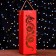 Box for champagne "Dragon on Red", 11 x 11 x 35 cm