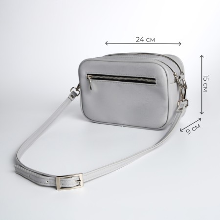 Women's bag over the shoulder Textura, small size, color gray-2