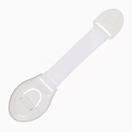 A set of locks for doors and boxes, fabric, 20.5 cm, 6 pcs., White color, crumb I-2