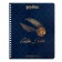 Notebook of 48 sheets in the cage on the crest "Harry Potter", covered cardboard, matte lamination, 3D foil, offset block, 4 types of mix