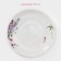 Service Porcelain Tea Daulay "Lavender", 12 objects: 6 cups 250 ml, 6 saucer d = 15 cm, white color