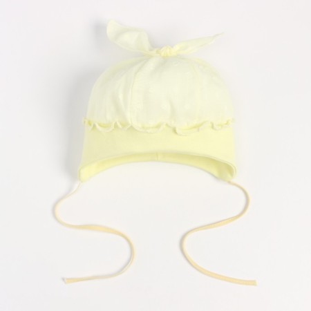 Children's hat, yellow color, size 44-46
