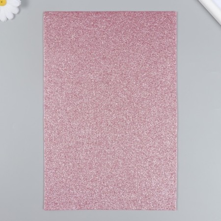 Glitter felt 20x30 cm 2 mm, pale pink-2