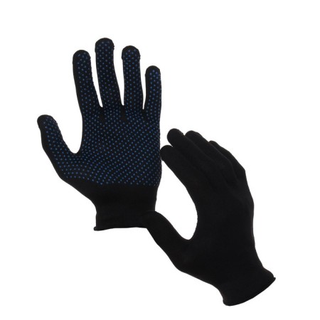 Garden nylon gloves, with PVC points, size 9, mix-2