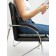 Pillow on the seat, size 40x40 cm, gray color