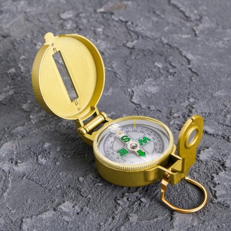 Liquid compass "Huntsman", golden-2