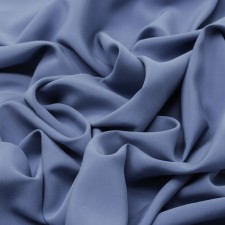 Payer Cumopa fabric is smoothly reduced, width 150 cm, gray-blue color