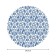 The tablecloth “Birds from Gzhel”, round, Saten, d = 150 cm