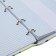 A notebook on the rings of A5 120 sheets in the Calligrata "Avocado" cage, cover 7BC, without cutting down under the rings, offset unit