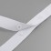 Braid with buttons, 25-25-50 mm, 17 mm × 45 ± 1 m, white color
