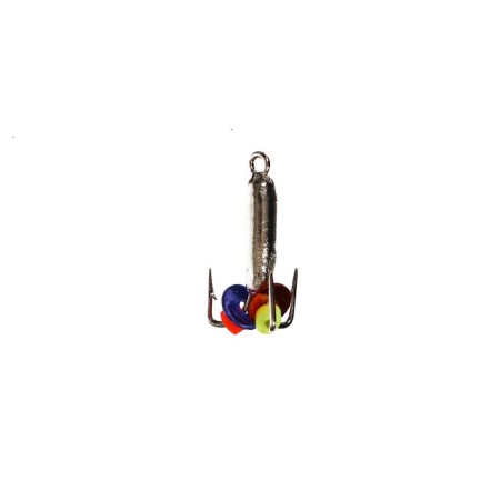 Mormyshka devil (galvanic silver), weight 0.3 g, size 2